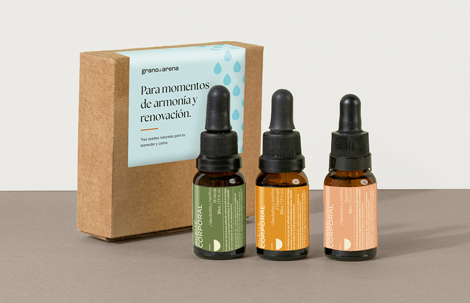 Colección de aceites corporales