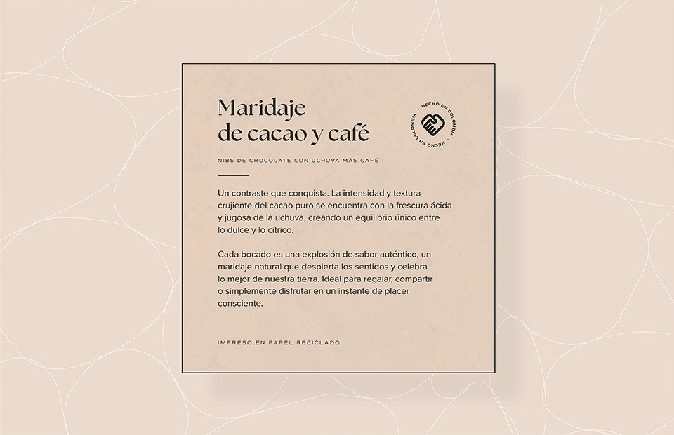 Maridaje de uchuvas recubiertas de chocolate y café
