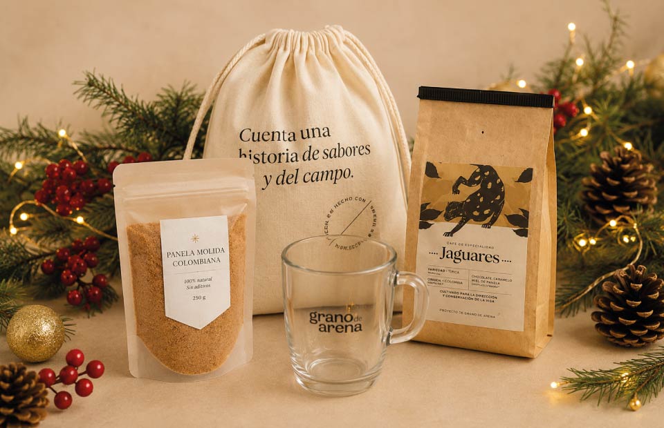 Café campesino en navidad