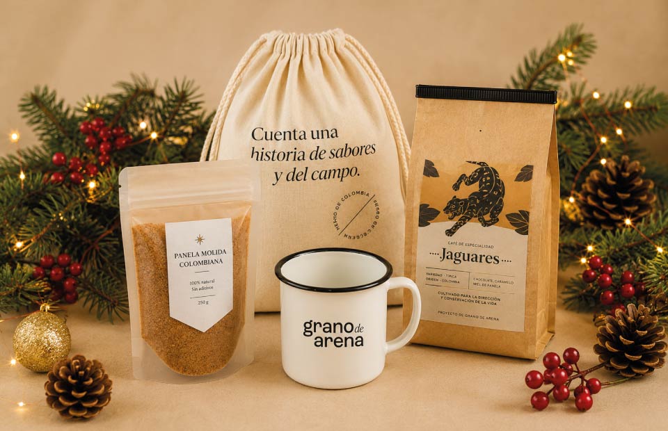 Café campesino en navidad