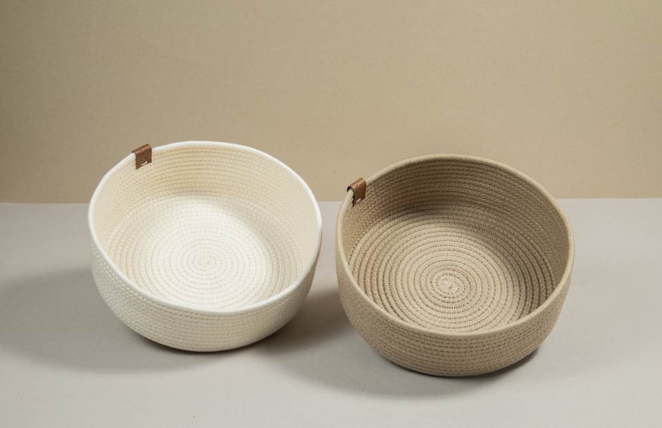 Macramé en la mesa
