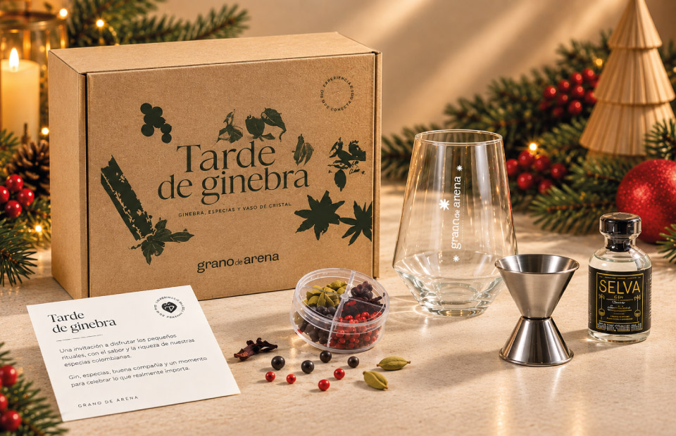 Una tarde de ginebra en navidad
