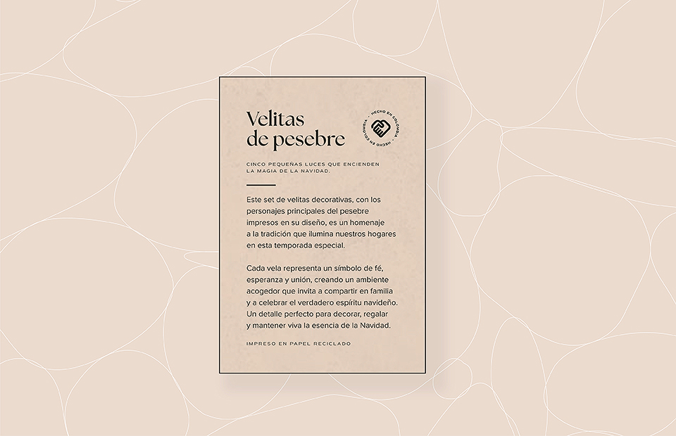 Velitas de pesebre
