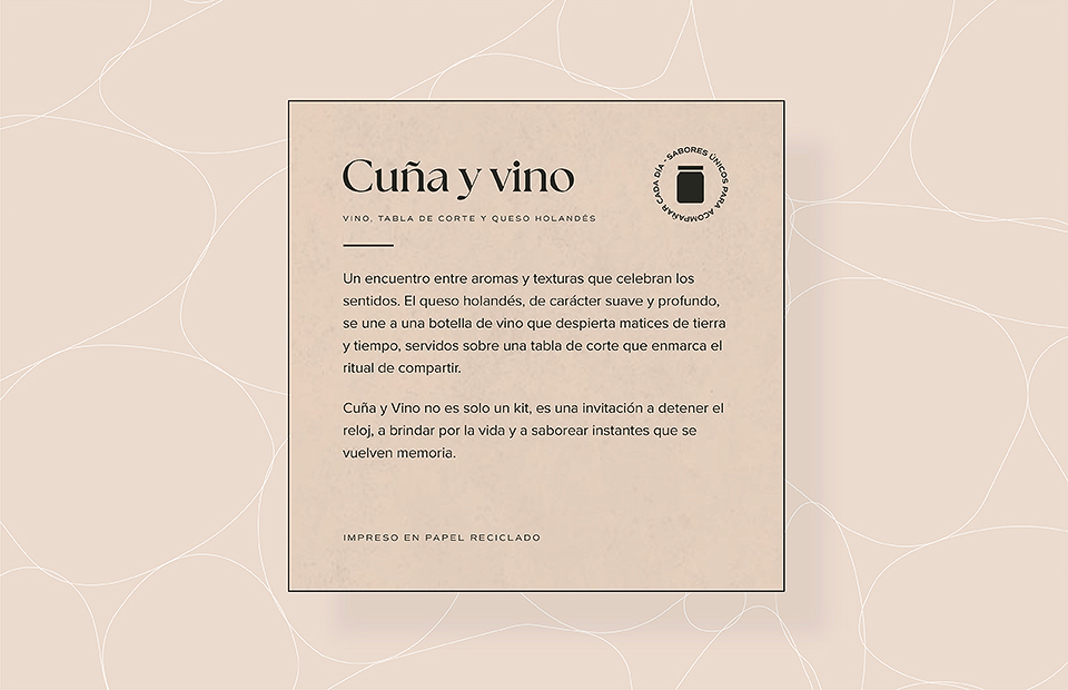 Cuña y vino