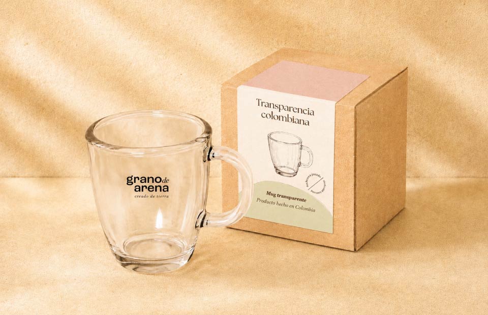 Mug transparente