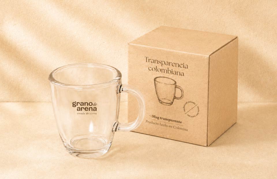 Mug transparente